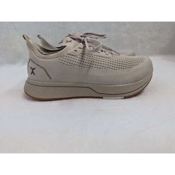 Flux Shoes - Flux Adapt runner, wide toe box sneakers Sand Gum Unisex W9 M7.5 SH5